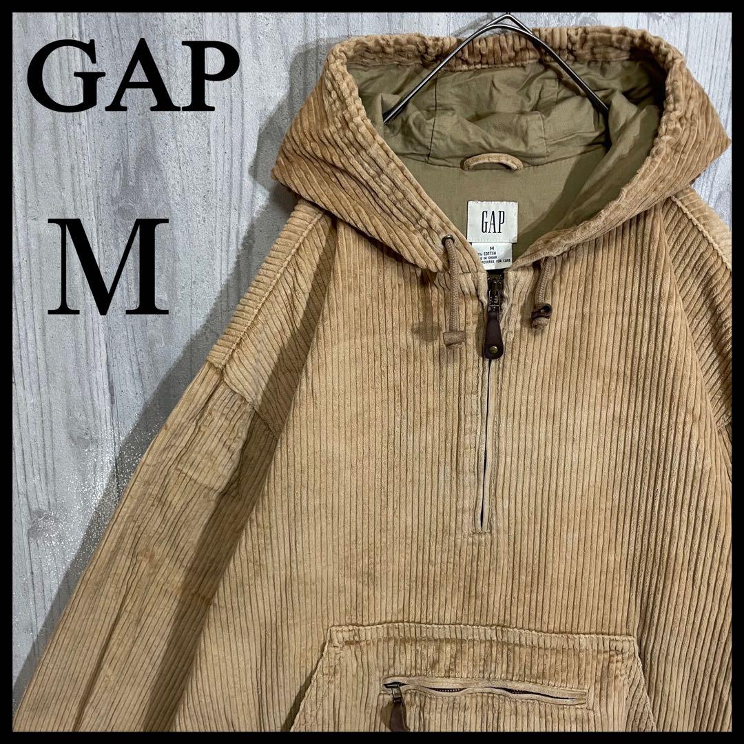 【希少最高カラー】ギャップ　太畝コーデュロイ　アノラックジャケット　M