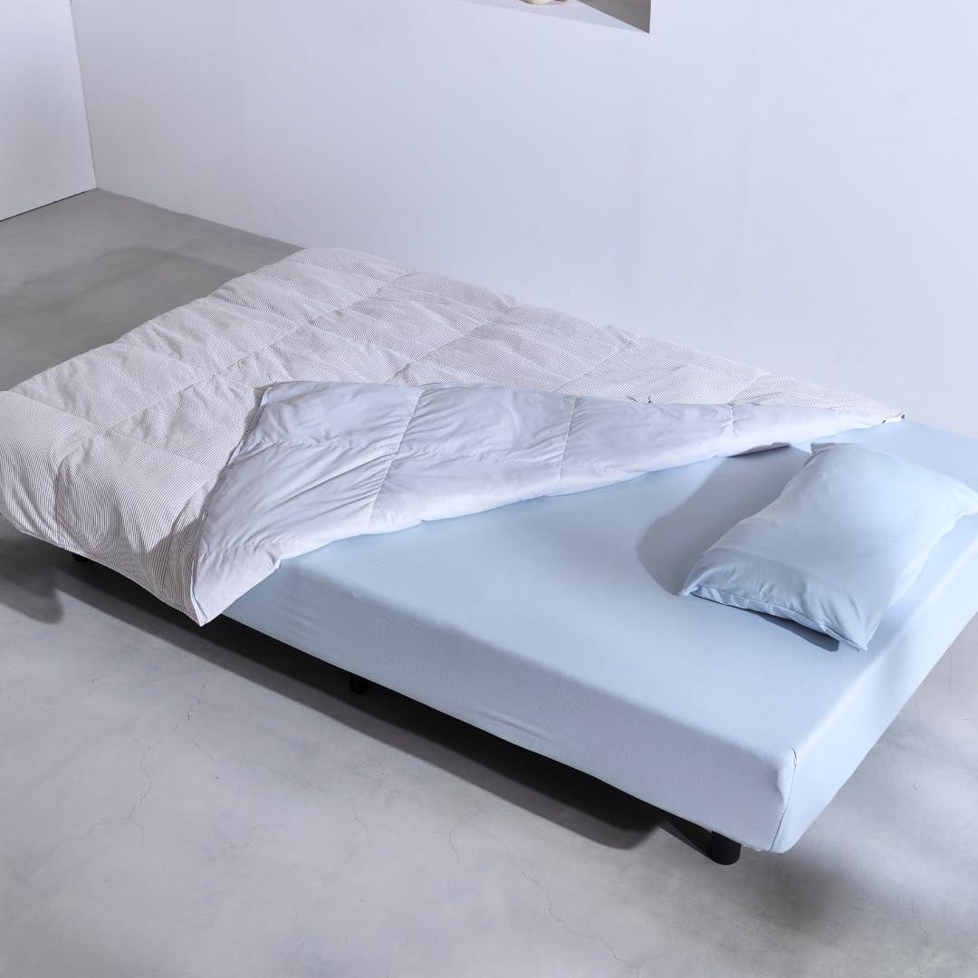 AIRY LOOP 夏用掛け布団 ダブル 洗える・接触冷感・速乾 グレー