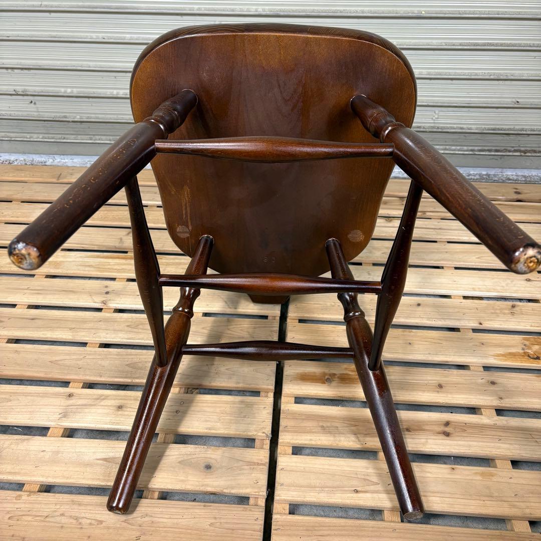 【送料込】秋田木工　ヴィンテージチェア　ダイニングチェア　椅子　アンティーク①