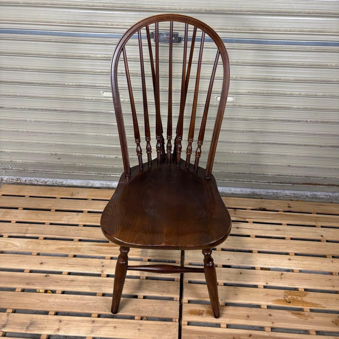 【送料込】秋田木工　ヴィンテージチェア　ダイニングチェア　椅子　アンティーク①