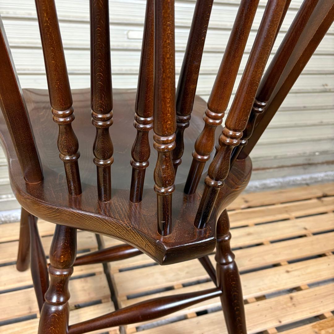 【送料込】秋田木工　ヴィンテージチェア　ダイニングチェア　椅子　アンティーク①