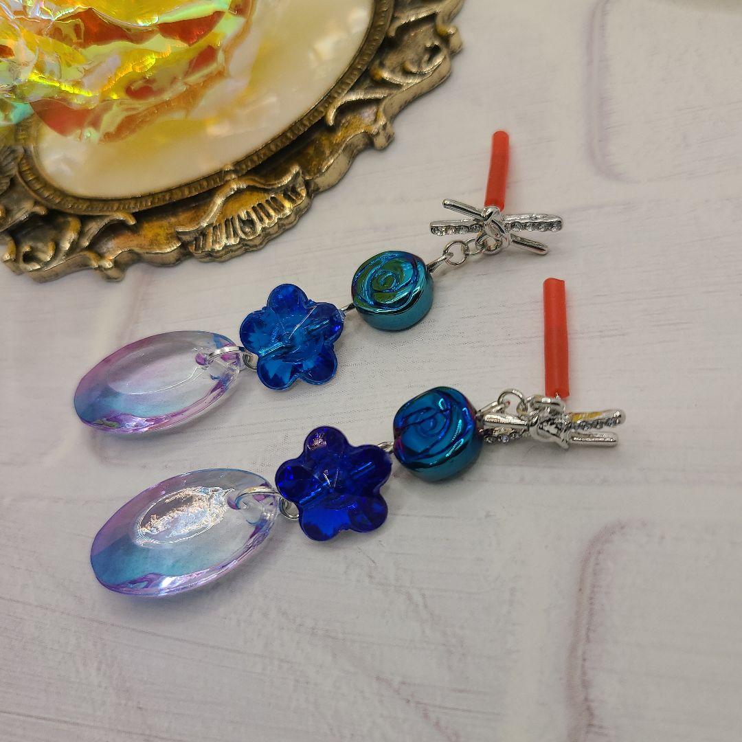 ハンドメイドピアス1864