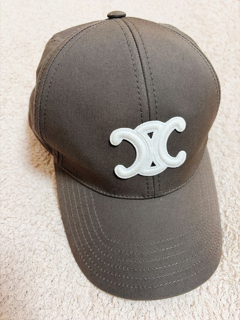 【CELINE】トリオンフ柄 キャップ