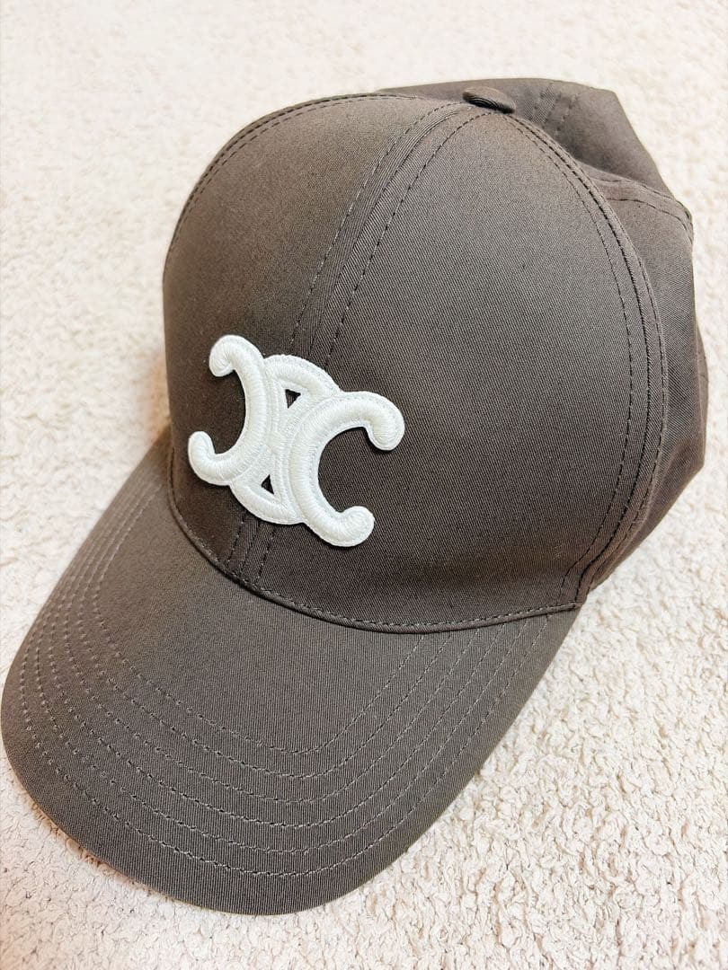 【CELINE】トリオンフ柄 キャップ