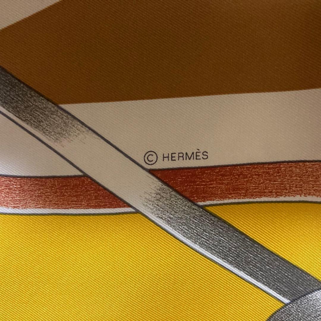 HERMÈS スカーフ(カレ90)/リングセット