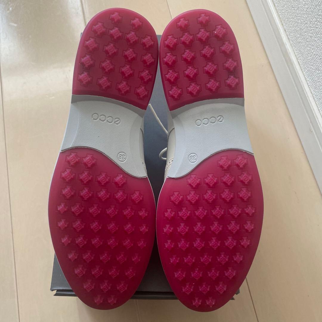 即購入OKです【新品未使用】ECCO ゴルフシューズ 女性用 ホワイト