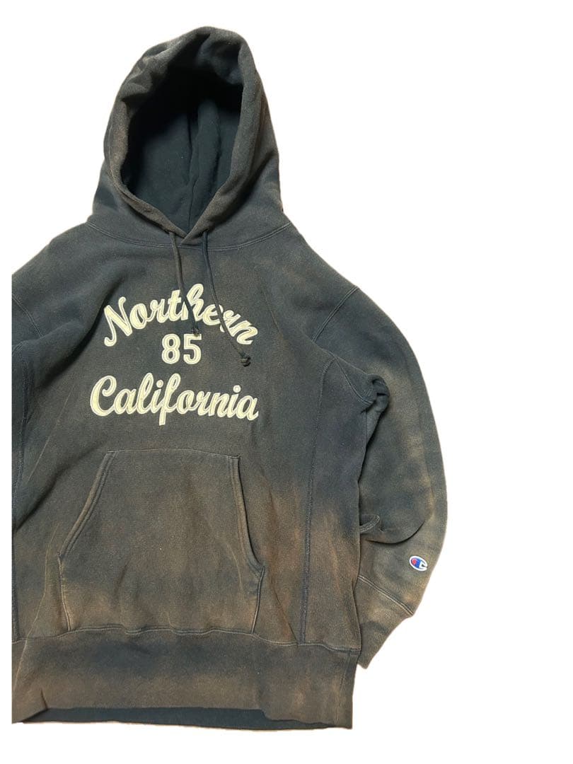 80s 3段 カレッジ Chanpion リバースウィーブ 青単色タグ 復刻