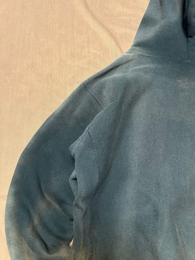 80s 3段 カレッジ Chanpion リバースウィーブ 青単色タグ 復刻