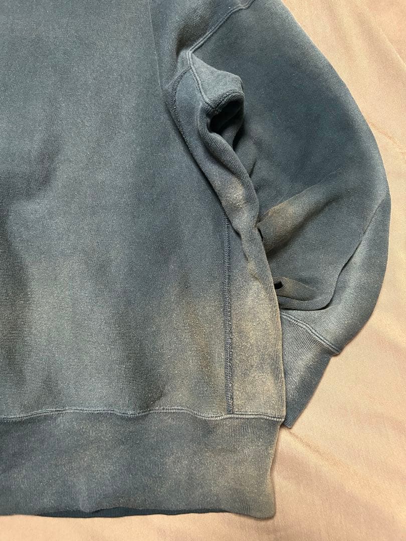 80s 3段 カレッジ Chanpion リバースウィーブ 青単色タグ 復刻