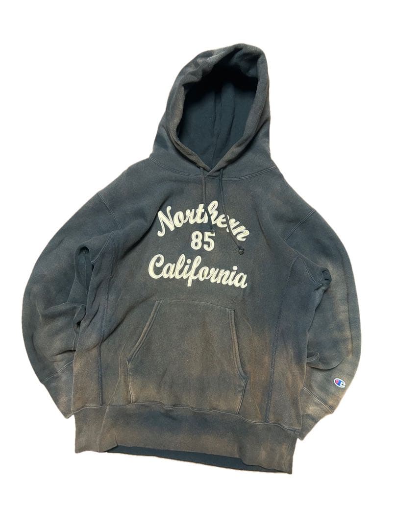 80s 3段 カレッジ Chanpion リバースウィーブ 青単色タグ 復刻