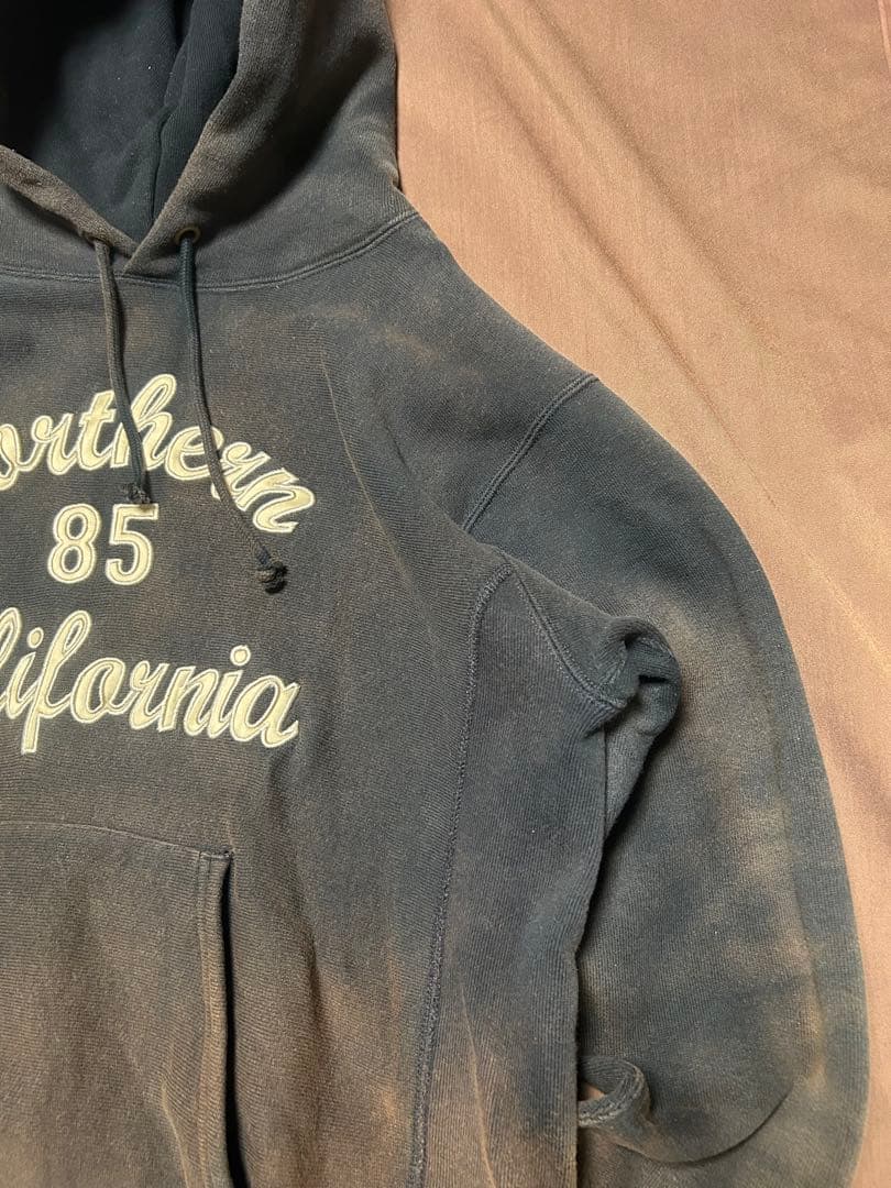 80s 3段 カレッジ Chanpion リバースウィーブ 青単色タグ 復刻