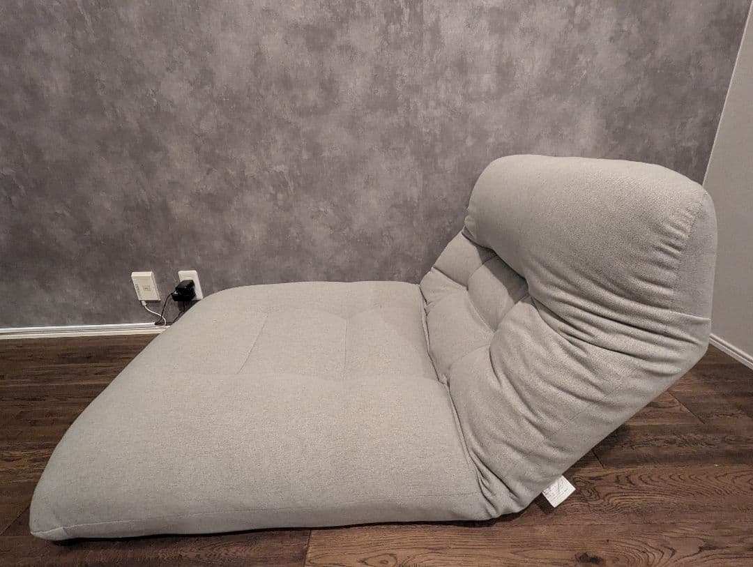 【美品】ポケットコイルソファ座椅子 シングルソファ