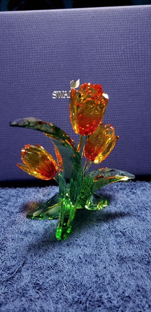 お値下げしました！スワロフスキー　チューリップ