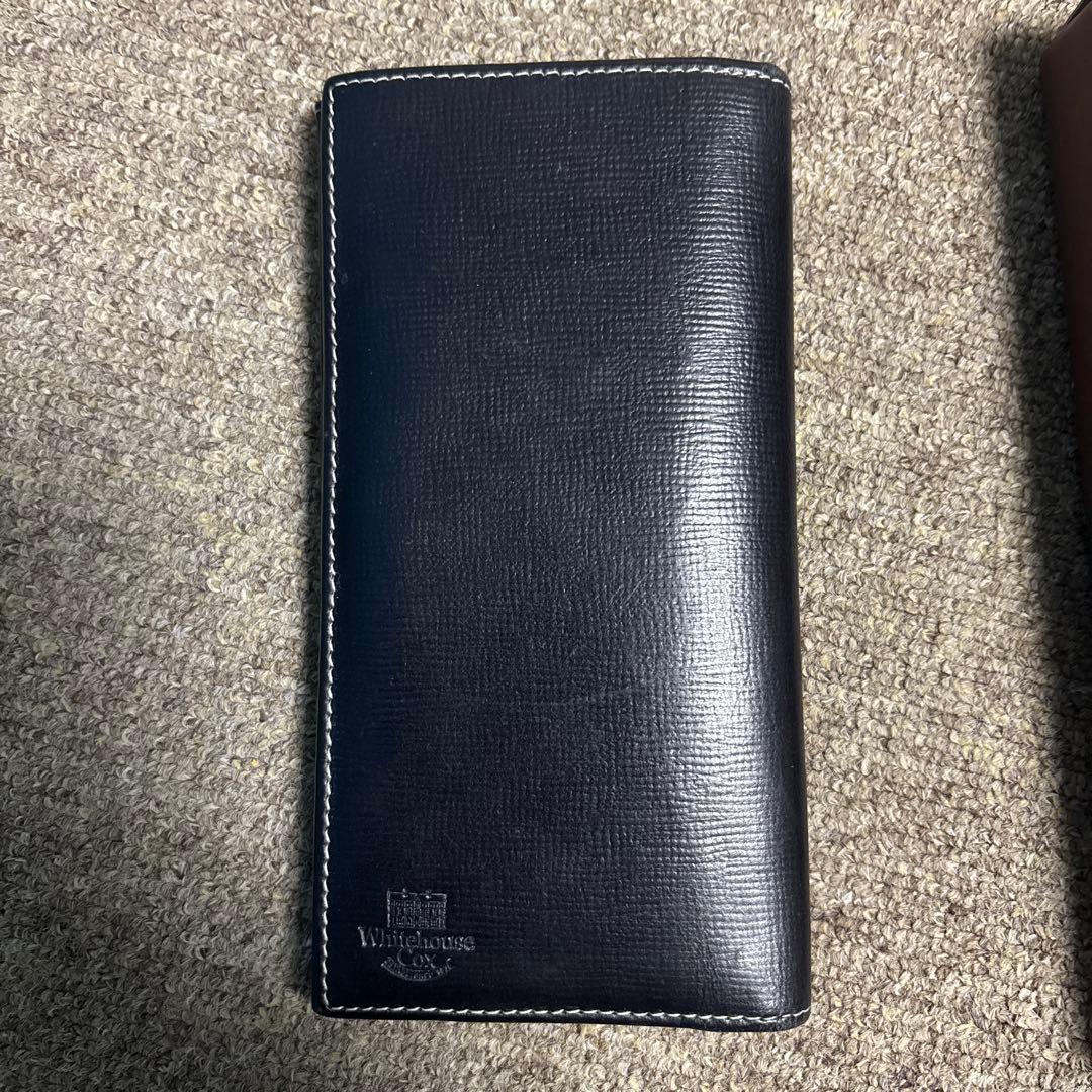 Whitehouse Cox 長財布 ネイビー