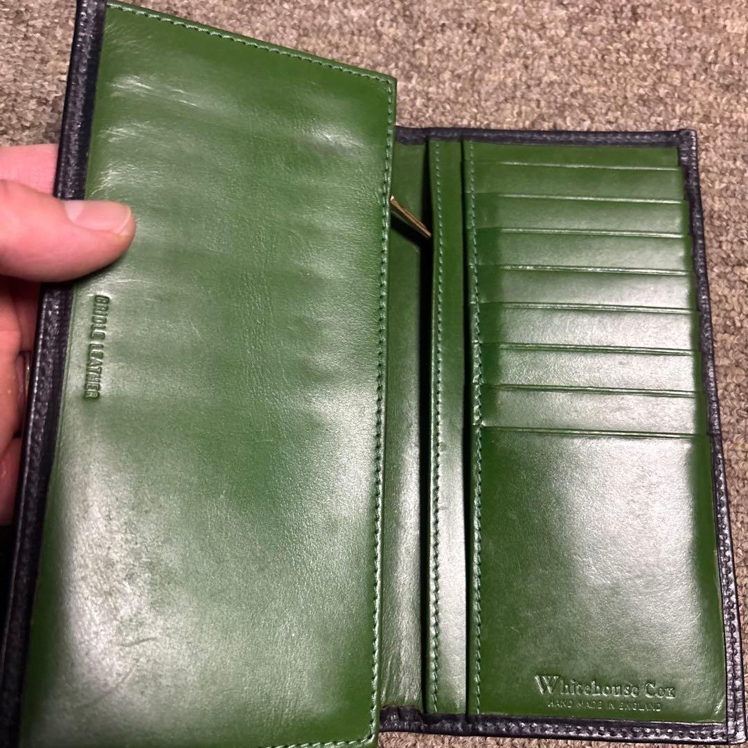 Whitehouse Cox 長財布 ネイビー