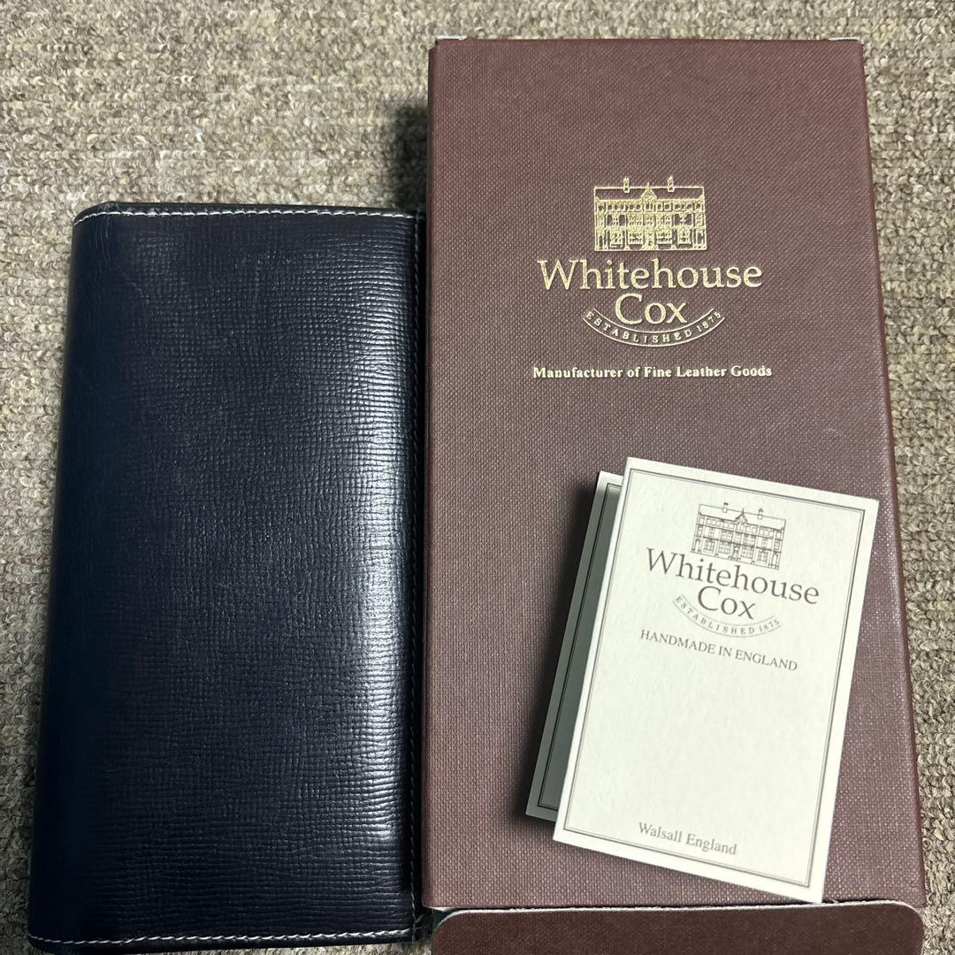 Whitehouse Cox 長財布 ネイビー