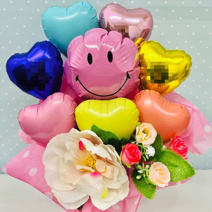 バルーンギフト　置き型　スマイリー