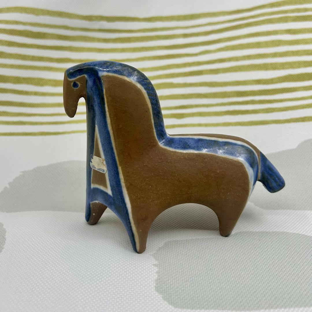 リサラーソン Lilla Zoo 小さな動物園 シリーズ 馬 1955年