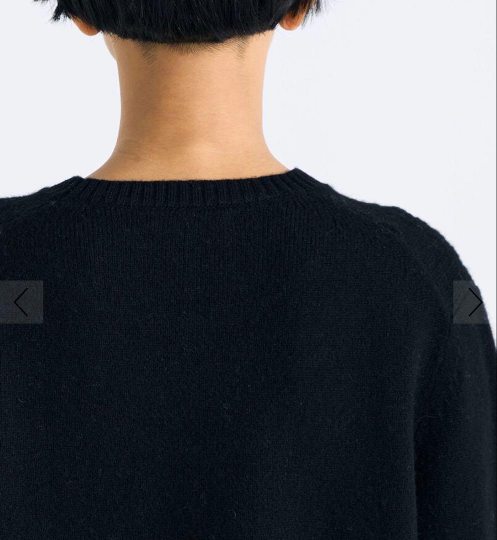 Edition パッチワークレース クルーネックニット　ホワイト