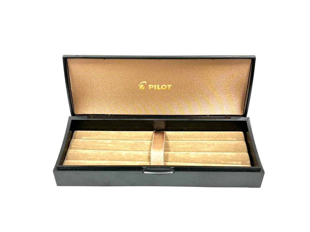 25O12-007 美品 パイロット 万年筆 ボールペンセット ペン先 金 箱付