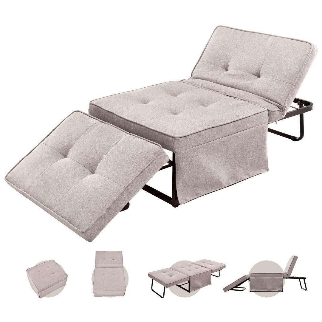 1人掛け ソファ折りたたみソファリクライニングソファ3WAYコンパクトオードマン