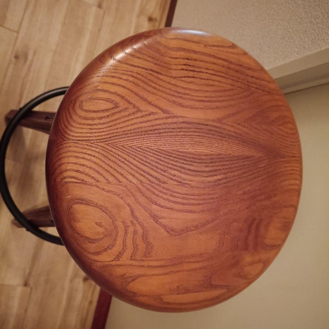 ACME irvin high stool スツール　木製　アイアン　調整可能