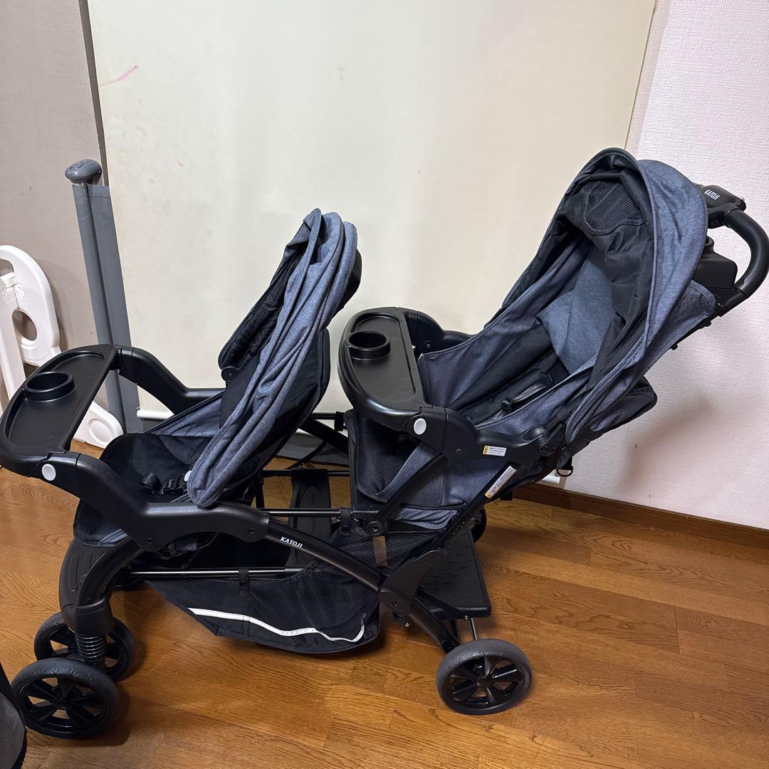 KATOJI ベビーカー 二人でゴーDX
