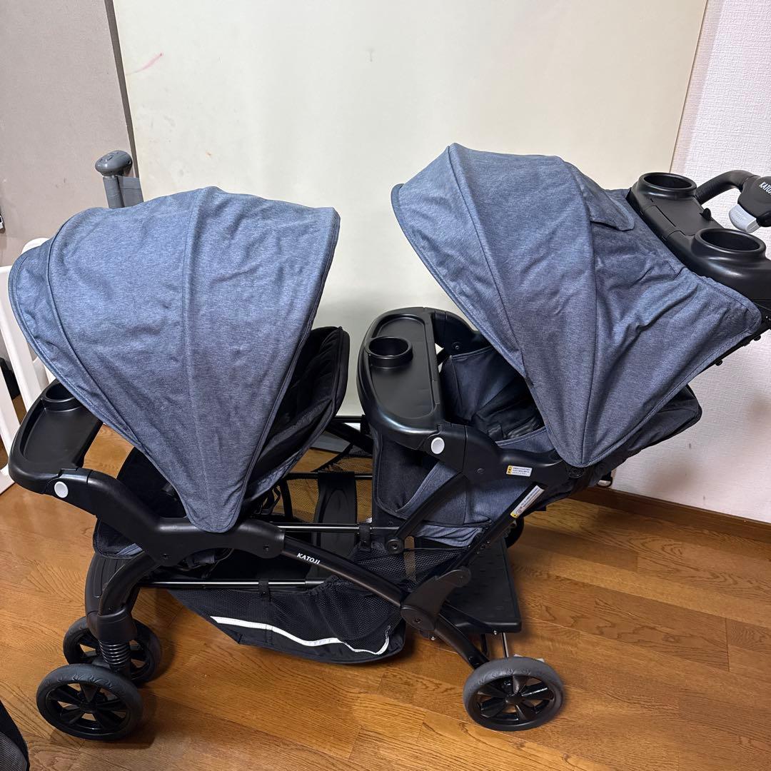 KATOJI ベビーカー 二人でゴーDX