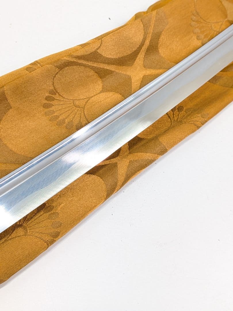 P865【模造刀】美術刀 短刀 脇差 刀掛け 刀袋付 豪華拵え 居合 コスプレ