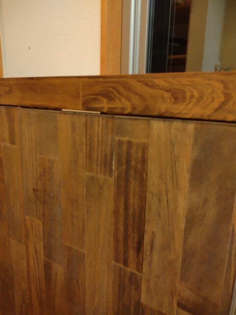 木製　ハンドメイド　オーダー　ワトコオイル　水槽台　アクアラック　ベンチシェルフ