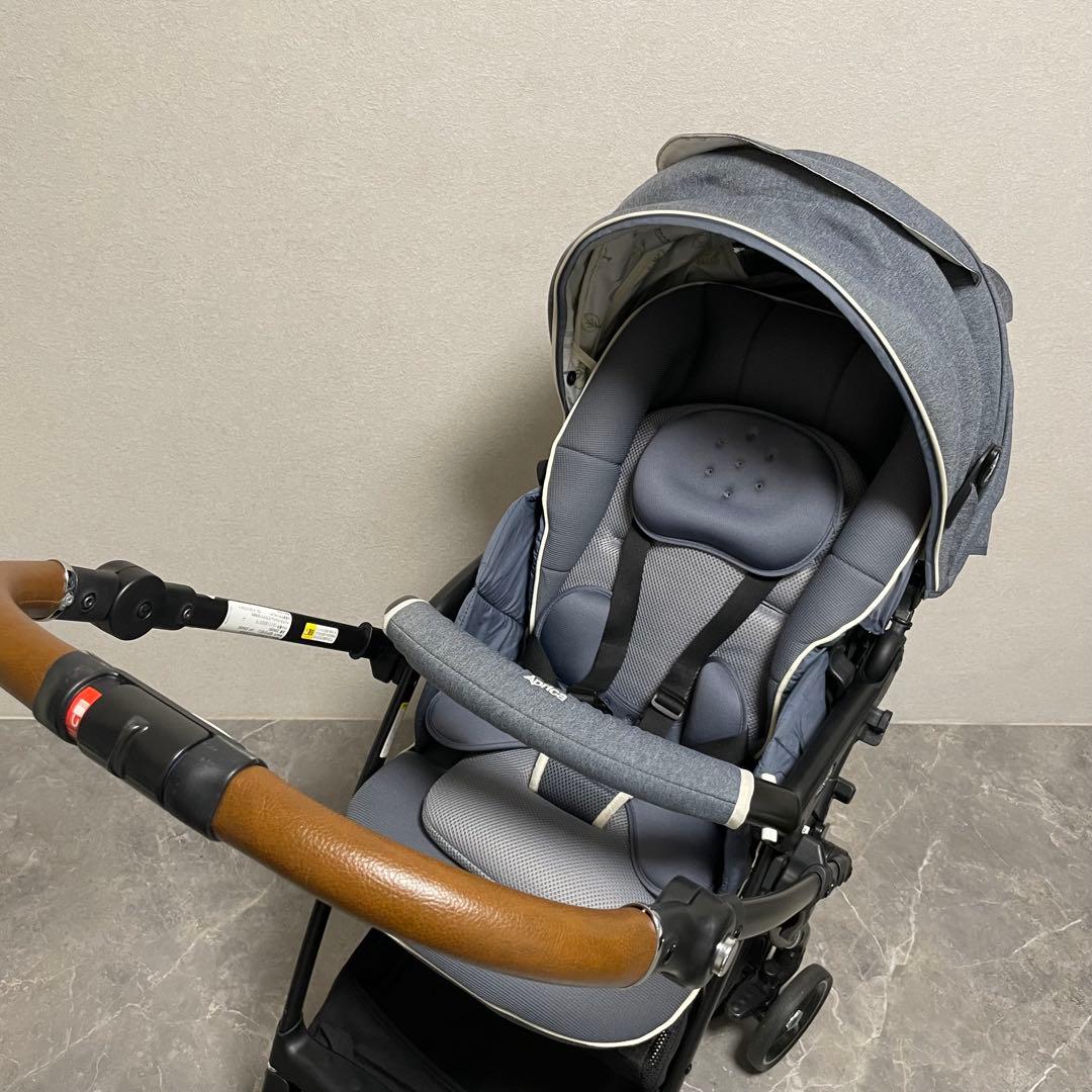 Aprica アップリカ ラクーナビッテクッション レザーハンドル　アニマル柄