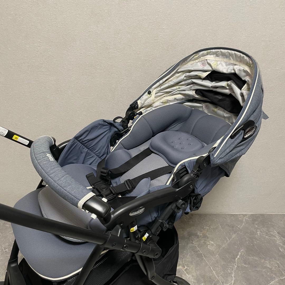 Aprica アップリカ ラクーナビッテクッション レザーハンドル　アニマル柄