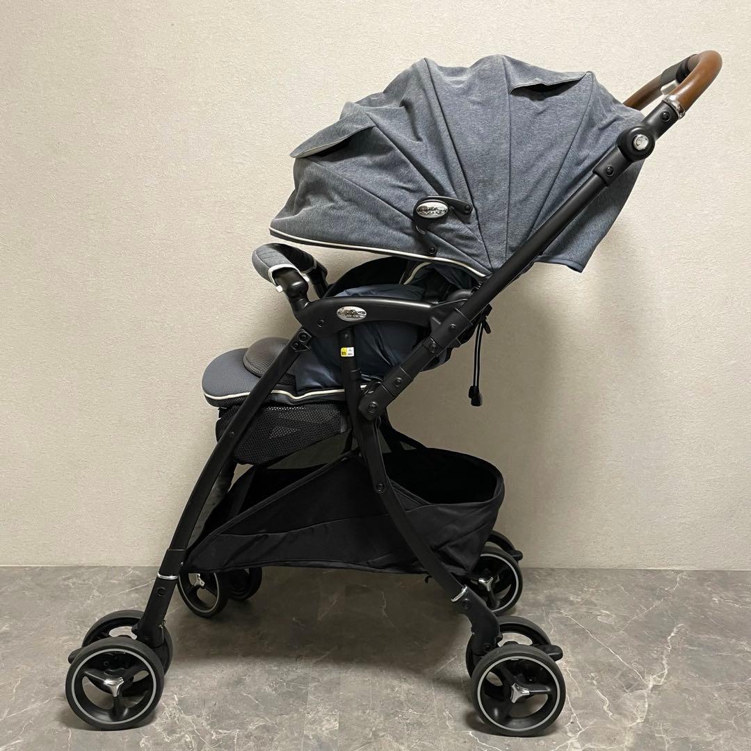 Aprica アップリカ ラクーナビッテクッション レザーハンドル　アニマル柄