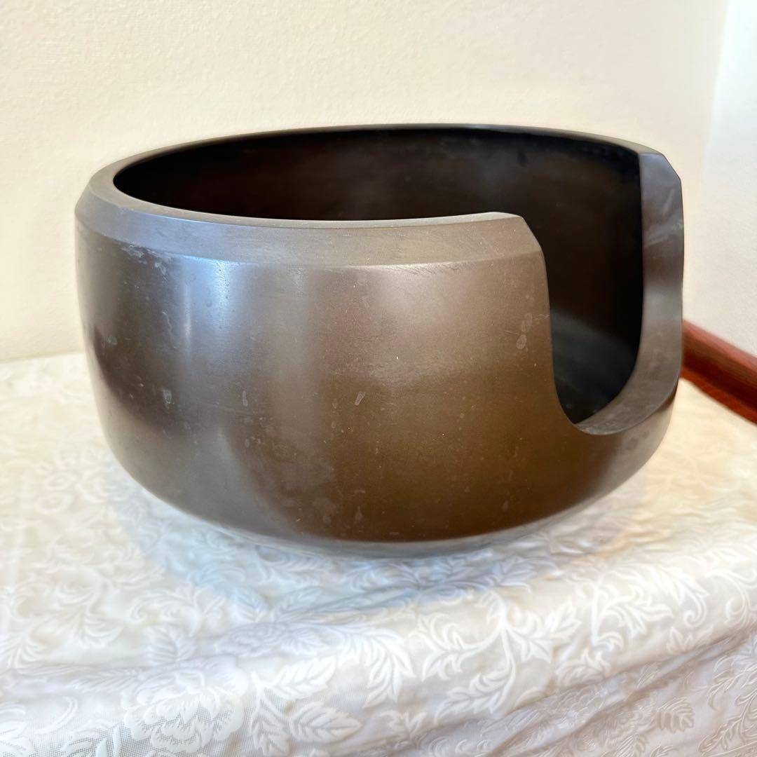 ♦︎未使用品♦︎ 唐銅？ 面取り風炉　風炉