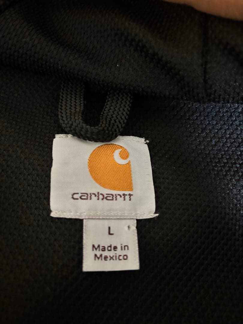 Carhartt Lサイズ ブラウン フルジップパーカー