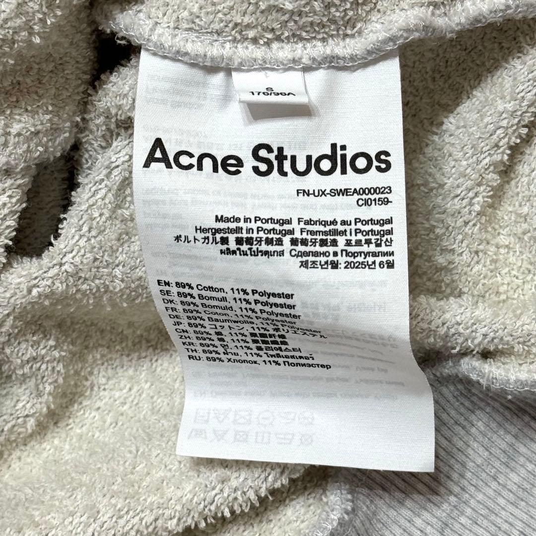 【ACNE STUDIOS】LOGO HOODED SWEATER S