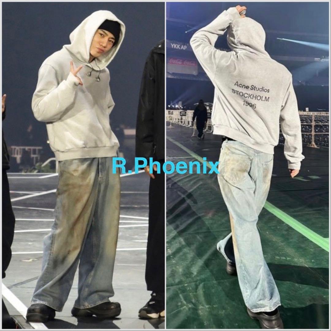 【ACNE STUDIOS】LOGO HOODED SWEATER S