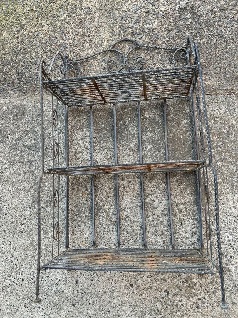 アンティーク レトロ 鉄ラック