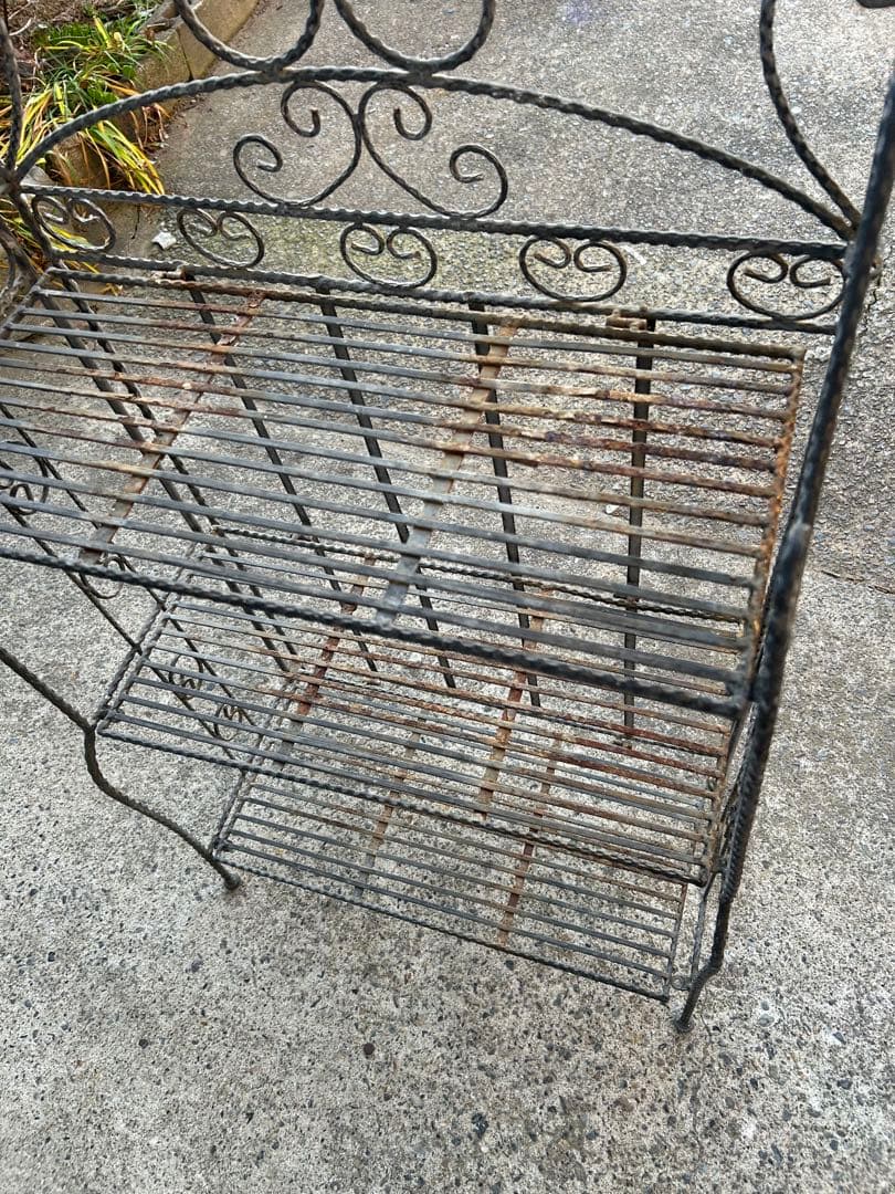 アンティーク レトロ 鉄ラック