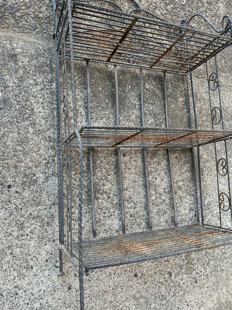 アンティーク レトロ 鉄ラック