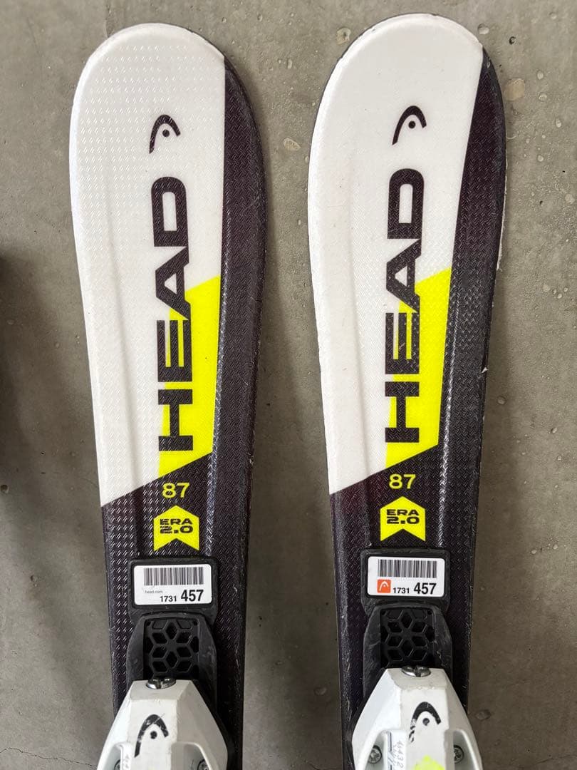 HEAD 87 スキー3点セット バインディング・靴・ポール付