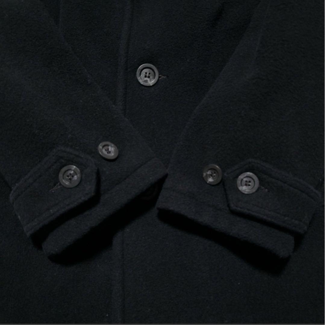 Schott ショットブラック黒チェスターコートロングコートサイズ:42（XL）