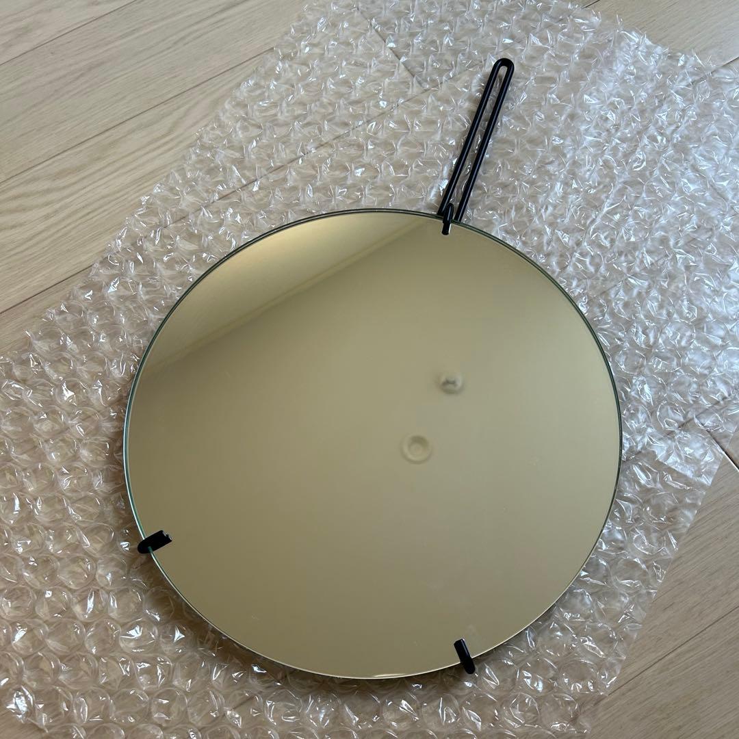 MOEBE ムーベ WALL MIRROR ミラー 直径30cmブラック