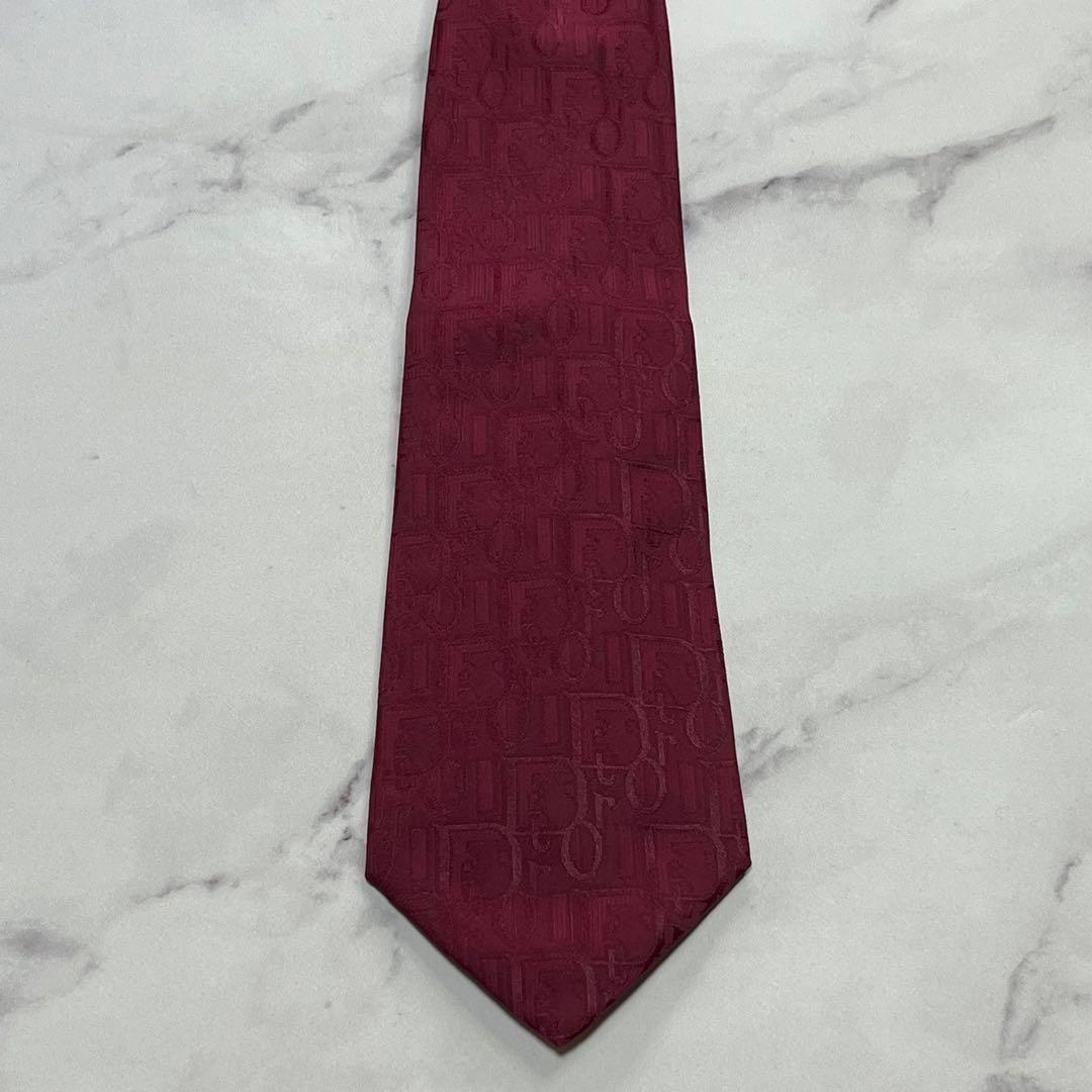 2380【新品】クリスチャンディオール ネクタイ トロッター オブリーク