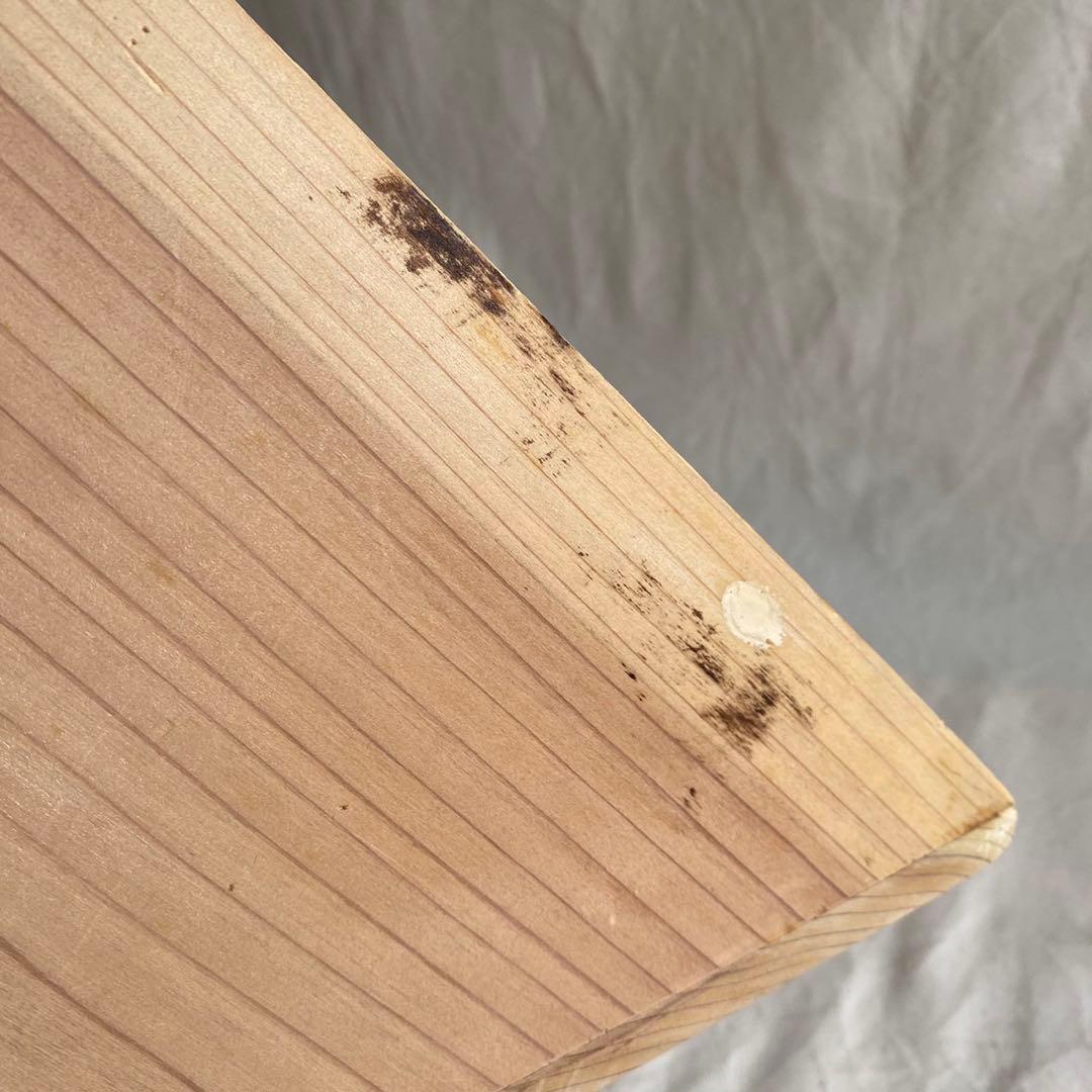 スピーカー　オブジェ  木製 三角 無塗装