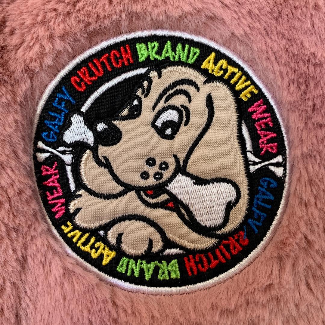 429d 極美品【希少Lサイズ】ガルフィー☆ ふわもこフリースジャケット ピンク