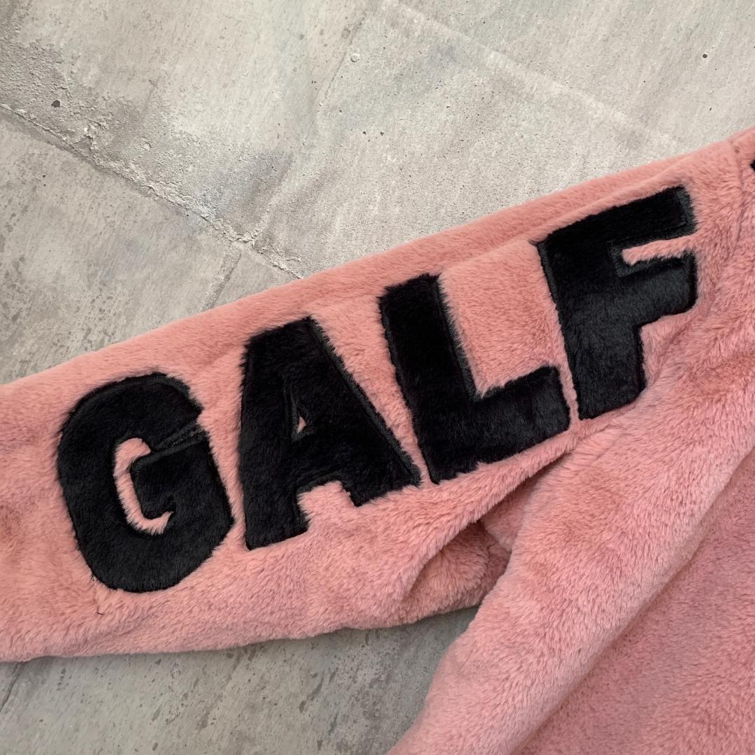 429d 極美品【希少Lサイズ】ガルフィー☆ ふわもこフリースジャケット ピンク