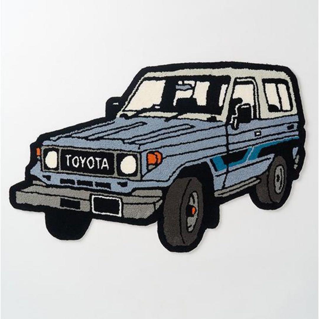 【希少】TOYOTAランドクルーザー × MIYOSHI RUG 公式ラグ 新品