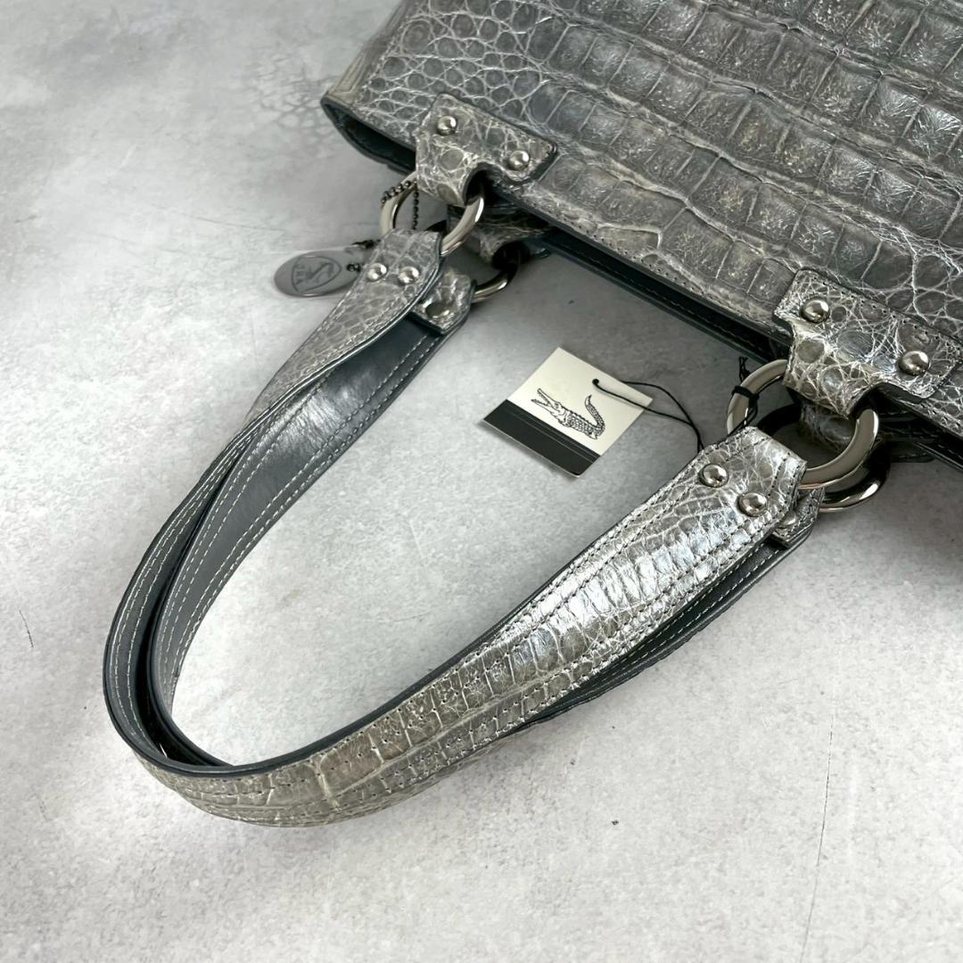 新品未使用✨JRA認定 sanpo リアルクロコダイル センター取り