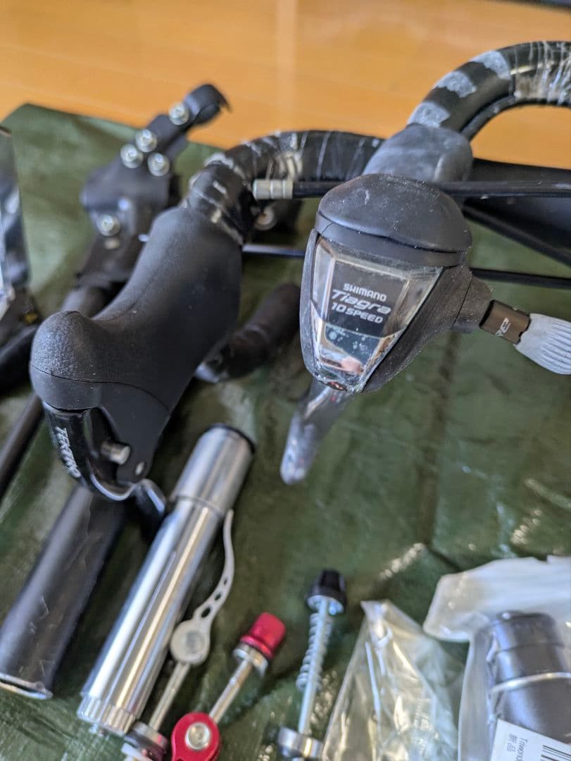 ジャンク自転車　ロードバイク　パーツ　部品　セット